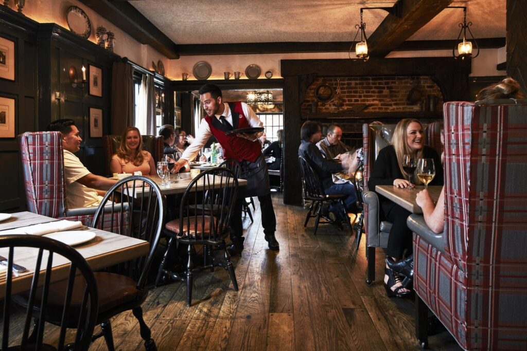 Five Crowns steakhouse dining room - pressroom