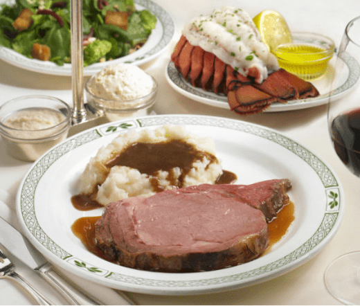 Prime Rib and Lobster combination