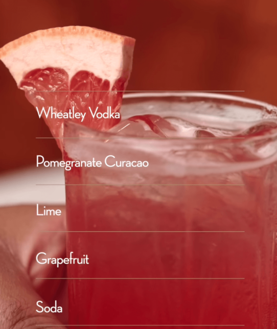 October's Cocktail: Pink Cooler