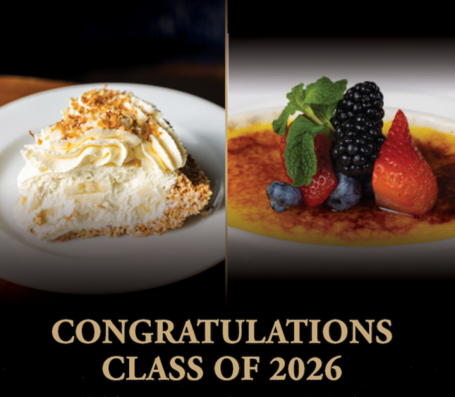 Celebrate your Graduation with us!
