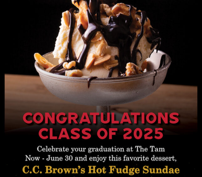 Celebrate your graduation at the Tam