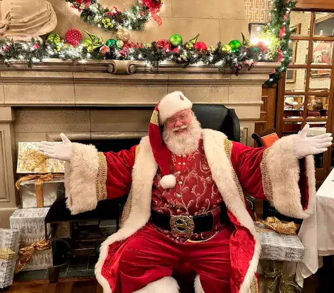 Lunch with Santa at Lawry's The Prime Rib Beverly Hills